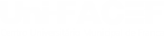 "UNIFACEF" com uma pilha de livros no lugar do 'E'